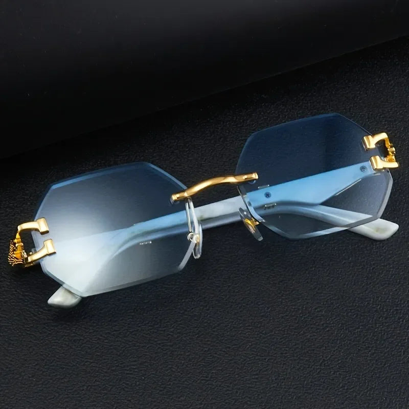 Luna Edge Rimless Sunglasses