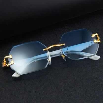 Luna Edge Rimless Sunglasses