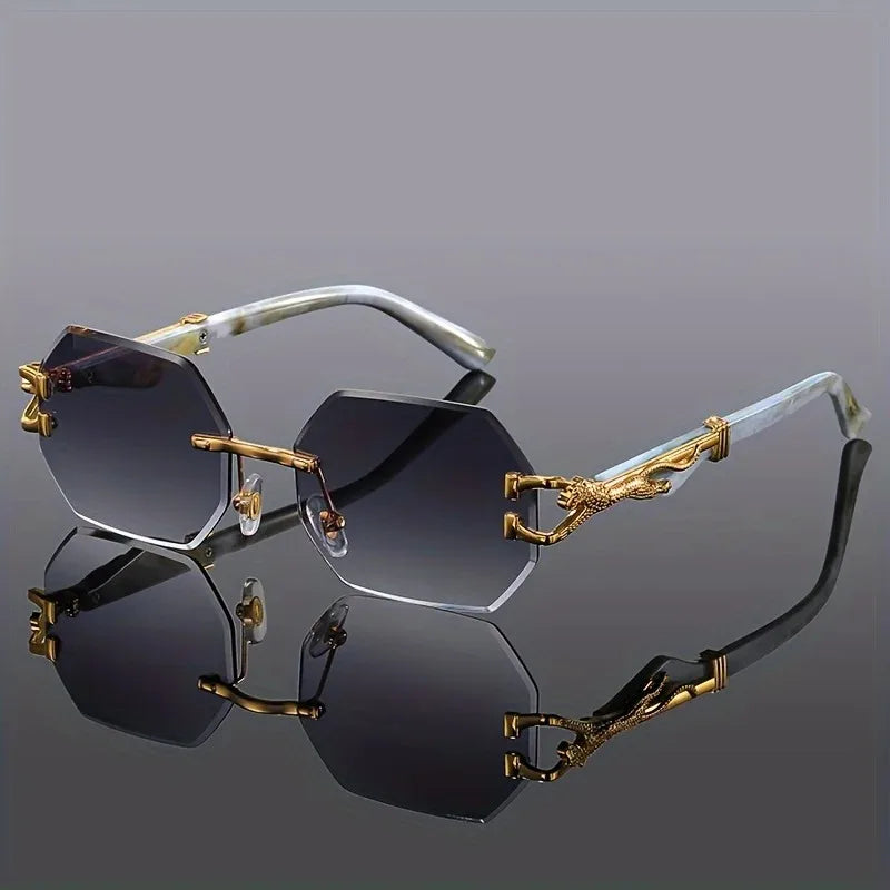 Luna Edge Rimless Sunglasses