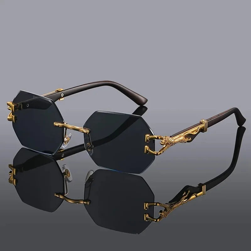 Luna Edge Rimless Sunglasses