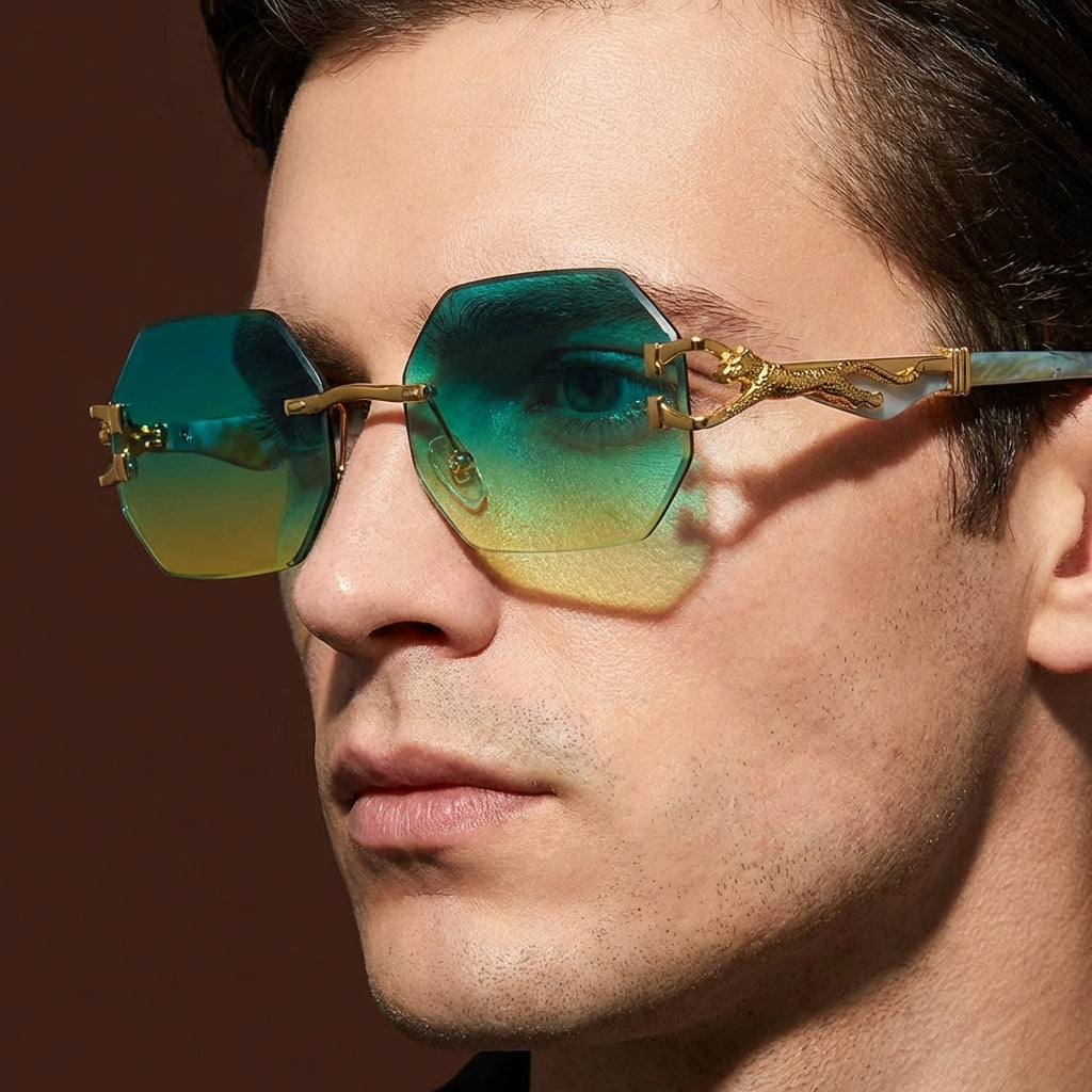 Luna Edge Rimless Sunglasses