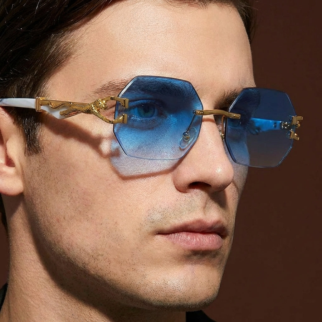 Luna Edge Rimless Sunglasses