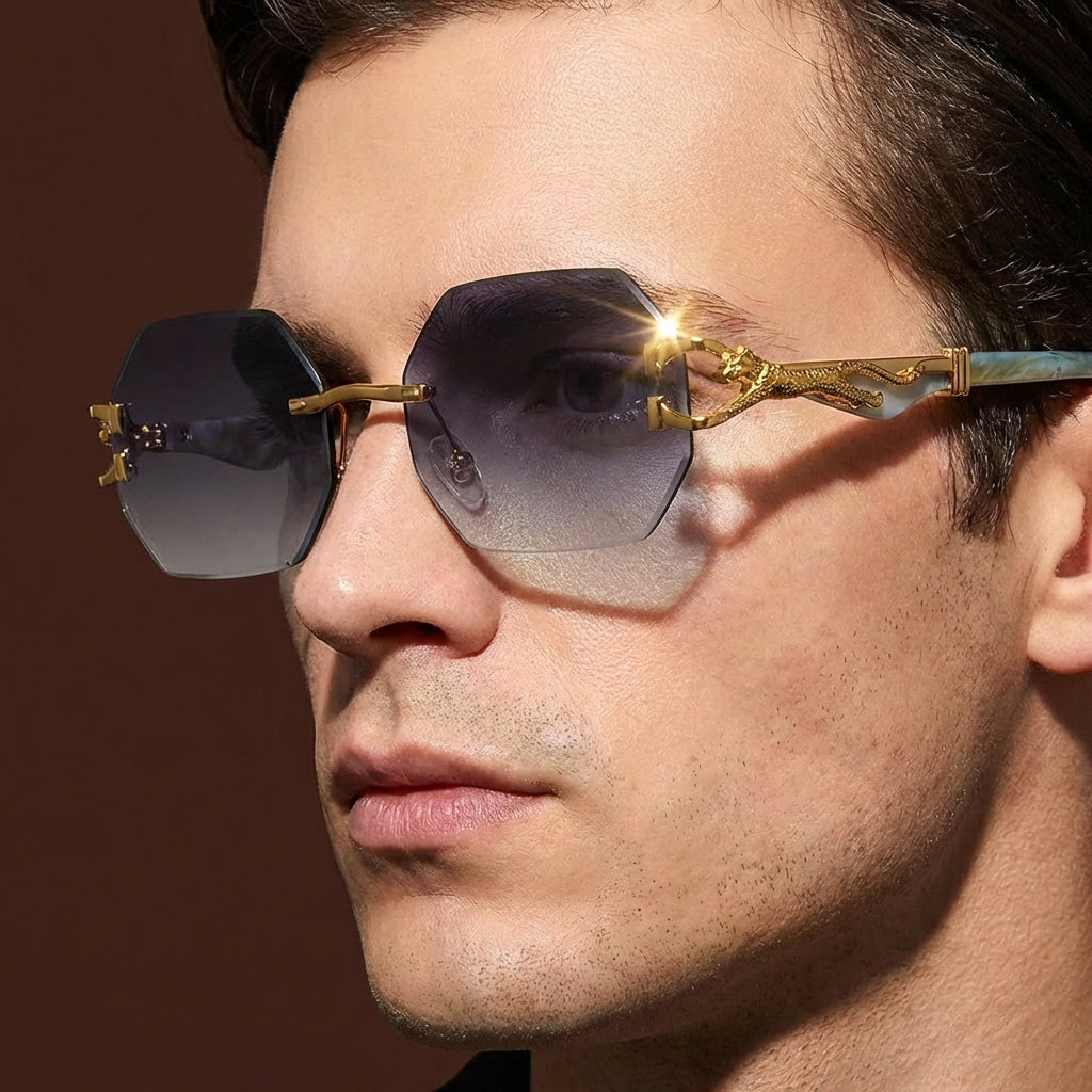 Luna Edge Rimless Sunglasses