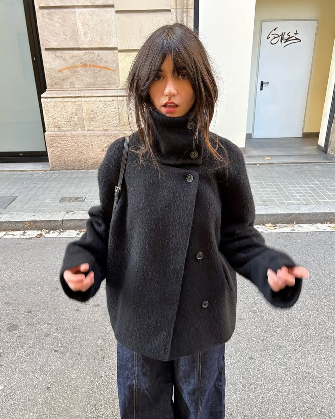 Veste élégante Rosalia avec col montant